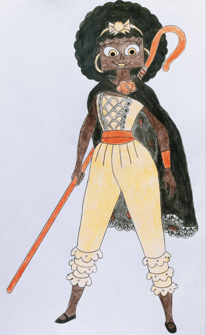 Mvs9966 Orange Bo Peep African Teenage Girl by MVS9966 on DeviantArt