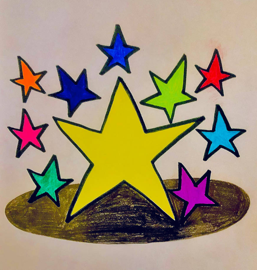 Colorful Stars by MiveRastSmidge9966-0 on DeviantArt