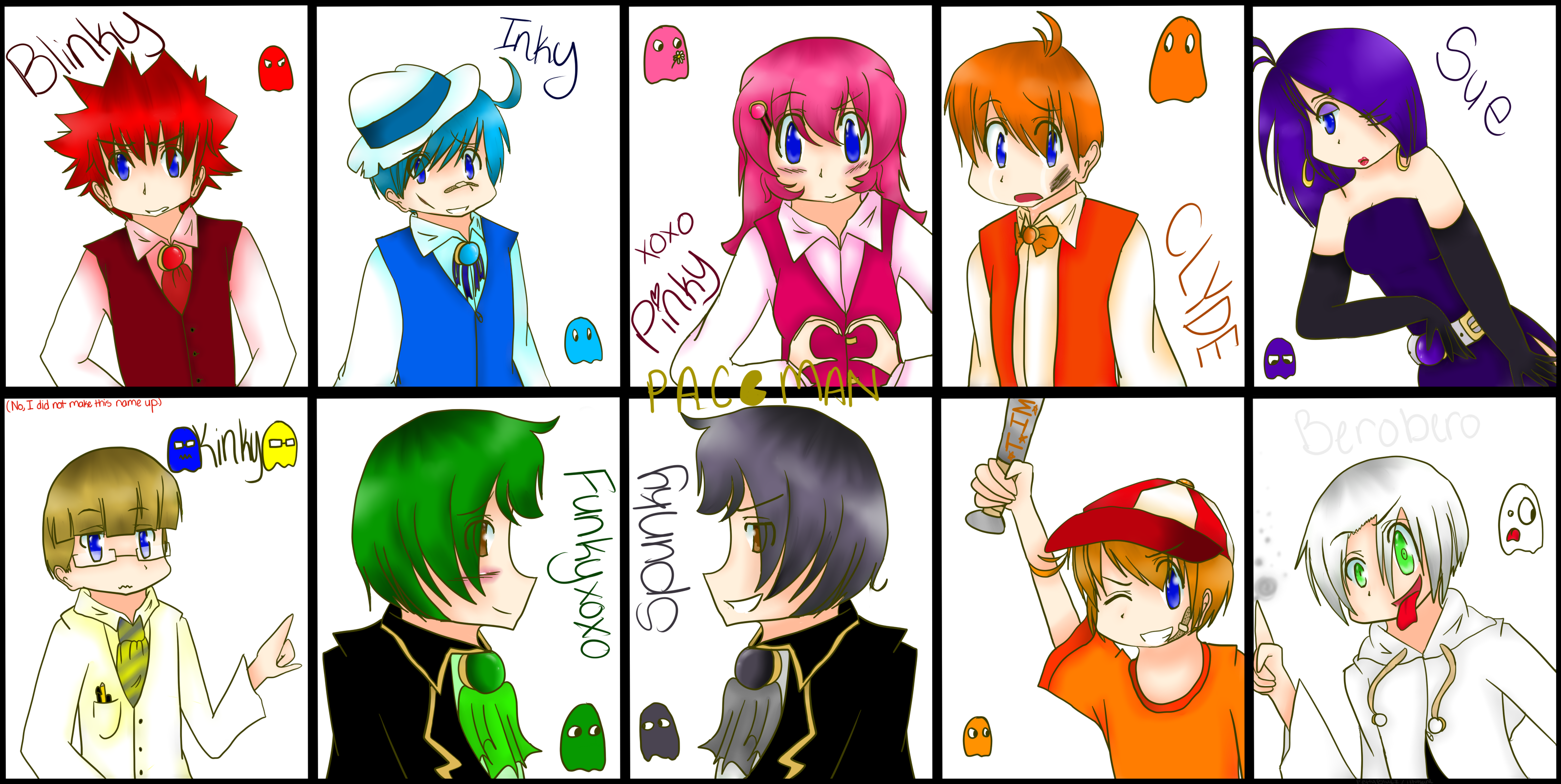 PacMan ll Annoying Ghosts by PettyBluez on DeviantArt