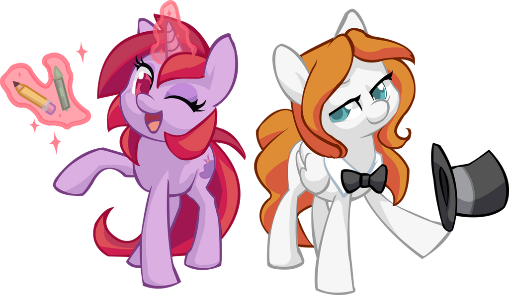 Dawnfire and Surrpony