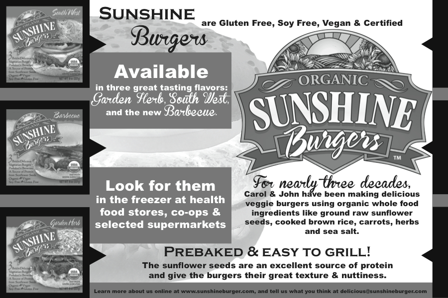 Sunshine Burgers Newspaper Ad Horizontal