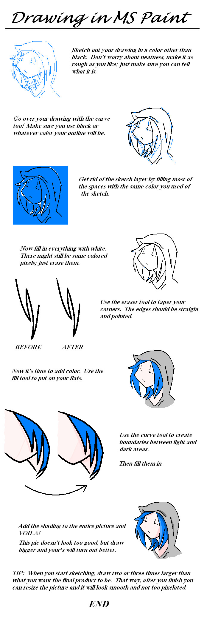 Tutorial- Drawing in MS Paint