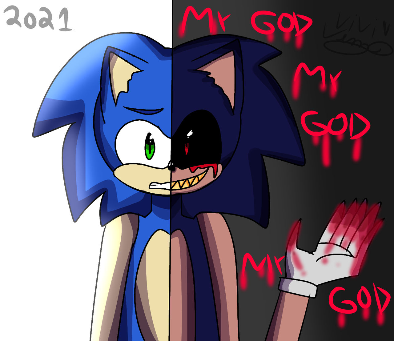 Sonic VS. Sonic.EXE