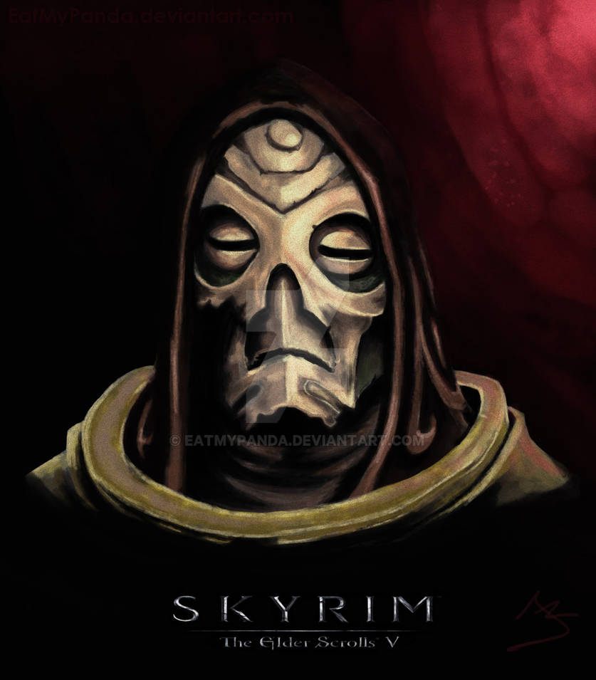 Skyrim Fan Art (Krosis Mask)