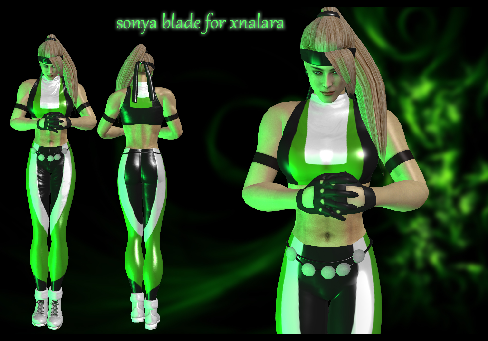MK3 Sonya Blade.