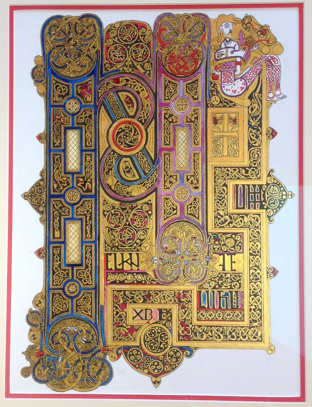 Reproduction from the Book of Kells by Septaliger on DeviantArt
