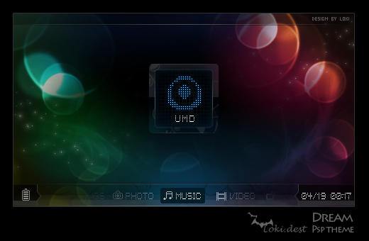 PSP theme Dream by lokidest on DeviantArt