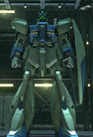 The Re-GZ In  it's Gundam unicorn colors