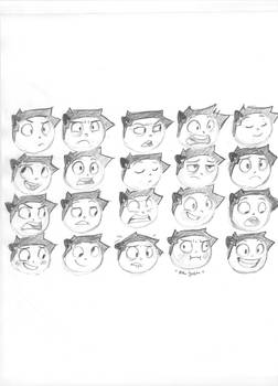 Mari Expression Sheet