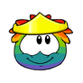 Rainbow Puffle - PNG