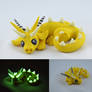 Yellow glow in dark dragon