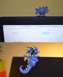 Blue Dragon that can be attached to laptop