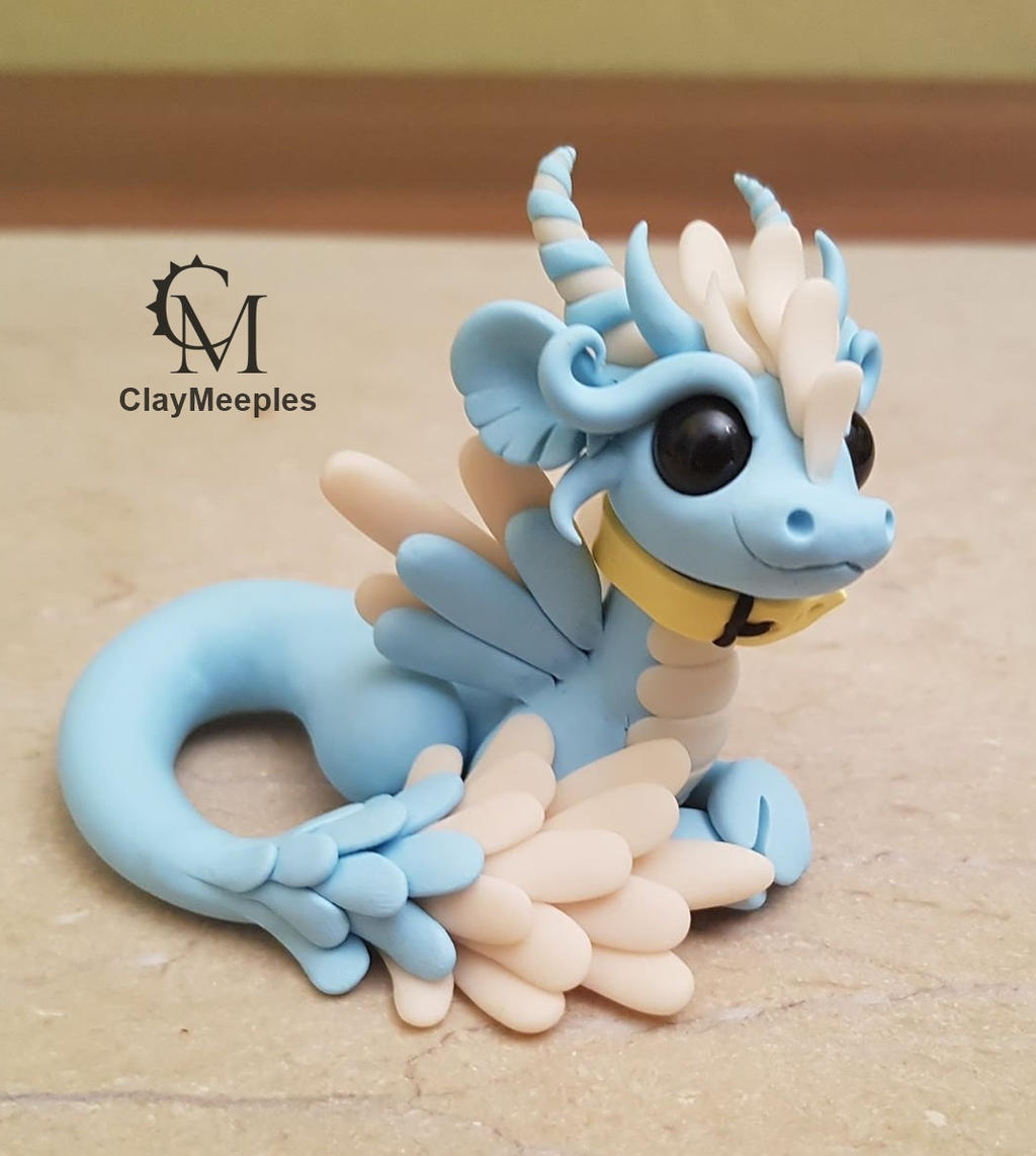 glow in the dark pet dragon figurine by claymeeples on DeviantArt