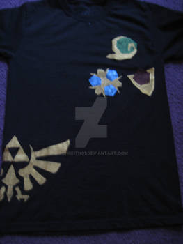 Legend of Zelda Custom Shirt Front