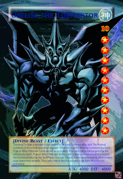 obelisk the tormentor yugioh card Yu-Gi-Oh! GBI-002 2020 Studio Dice/SHUEISHA My Obelisk the Tormentor Yugioh