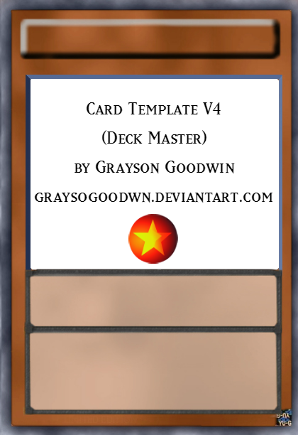 Yu-Gi-Oh! Card Template V4 (Deck Master) by GraysonGoodwin on DeviantArt