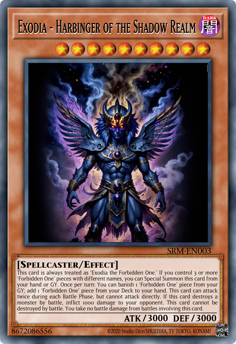 Exodia - Harbinger of the Shadow Realm by GraysonGoodwin on DeviantArt Exodia - Harbinger of the Shadow Realm by GraysonGoodwin on DeviantArt