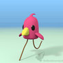 Gumdrop: the blobby bird on stilts