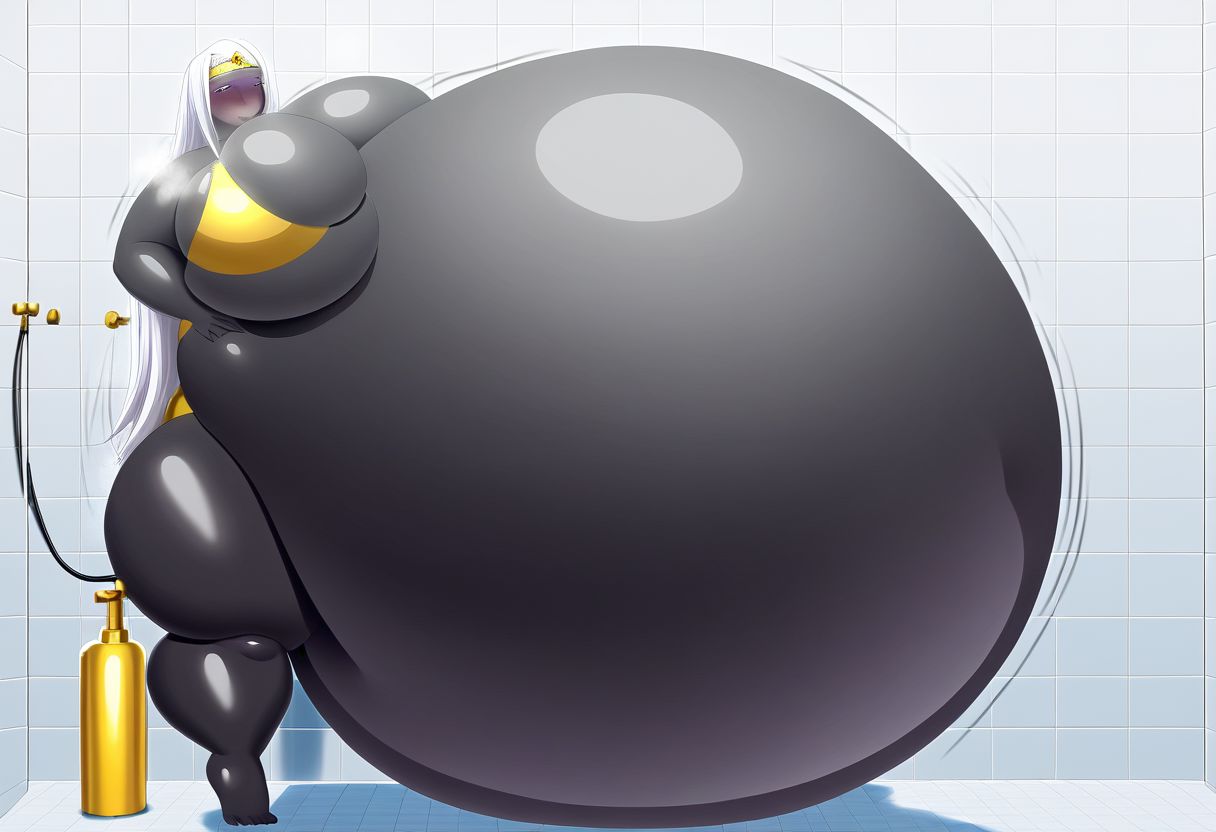 Deviantart Inflation Half Queen Tyrahnee Belly Inflation by DarkLady94Two on DeviantArt