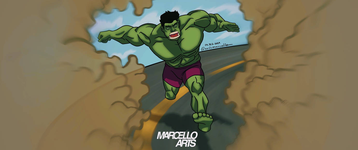 HULK ROAD SMASH !!!! by MARCELLO-ARTS on DeviantArt
