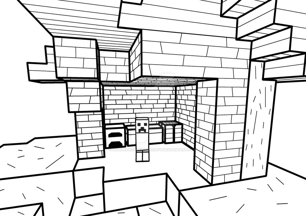 Kolorowanki Minecraft #1 by KolorowankiMinecraft on DeviantArt