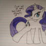 The first of many semi failed attempts of Rarity