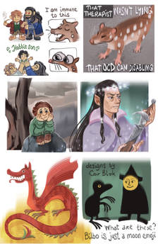 The Hobbit Doodles