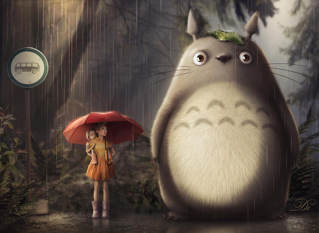 Totoro by AllaD8