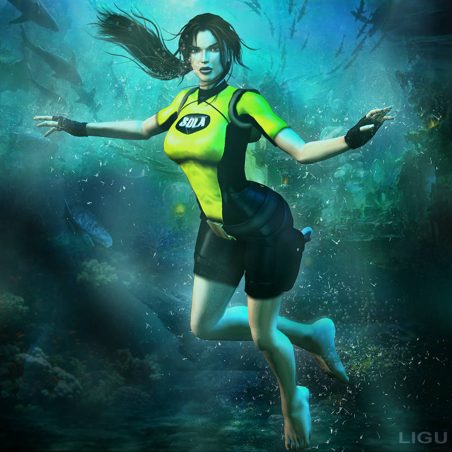 Tomb Raider: Underwater by Ligufaca on DeviantArt