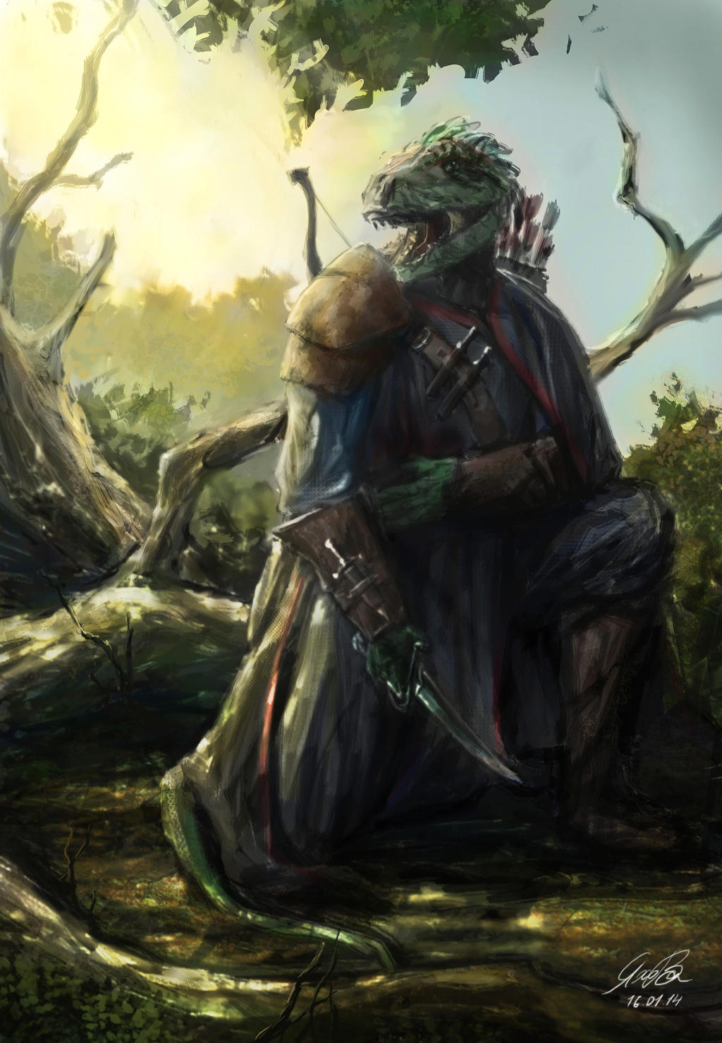 Argonian Ranger Argonian Assassin by Entar0178 on DeviantArt