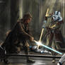 Commission Painting Jedi Temple Assault
