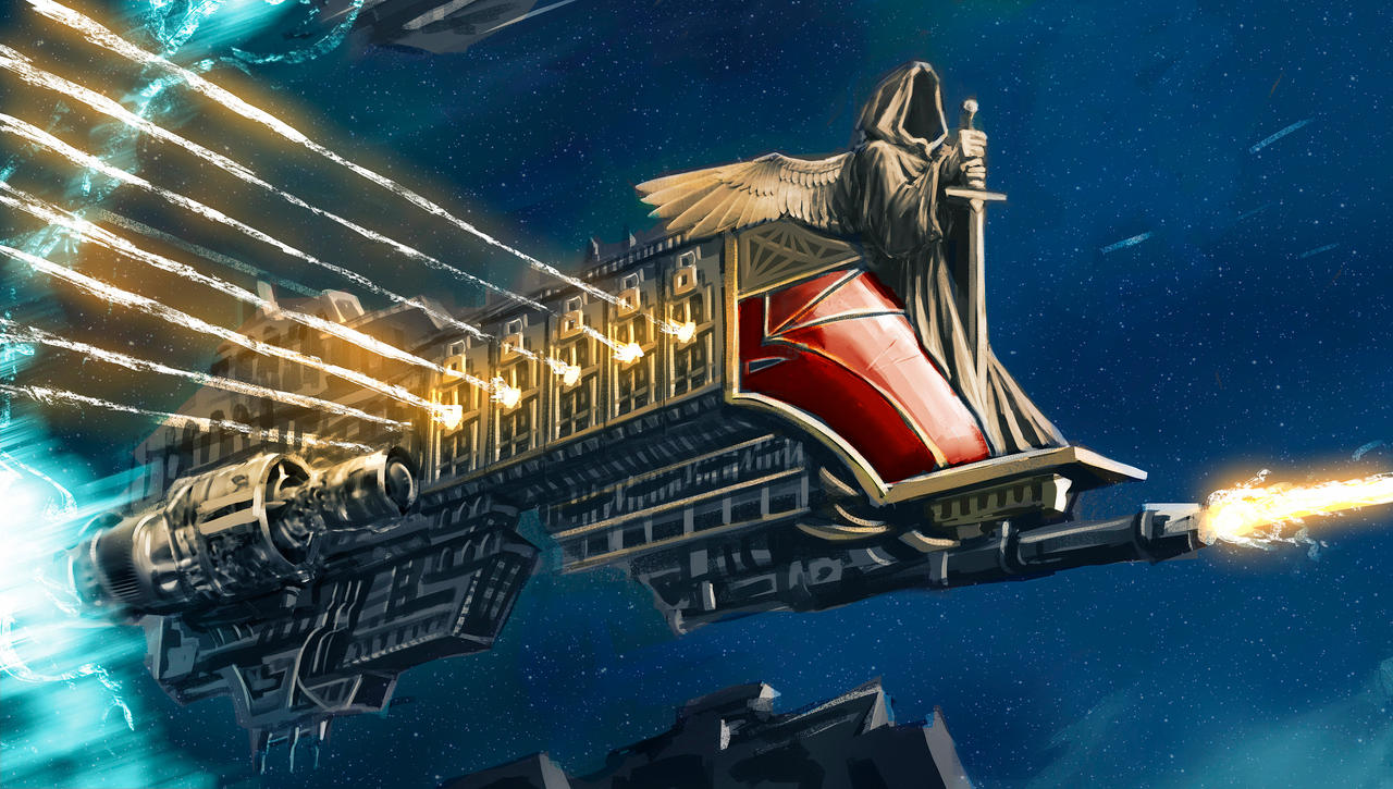 Warhammer Spaceship Commission by Entar0178 on DeviantArt