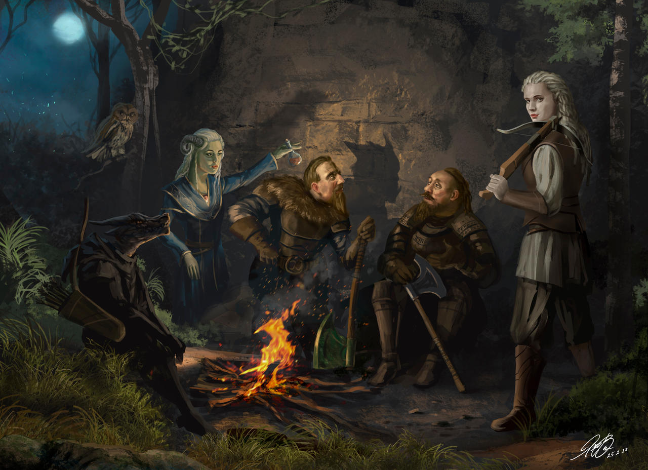 DnD Party Commission by Entar0178 on DeviantArt