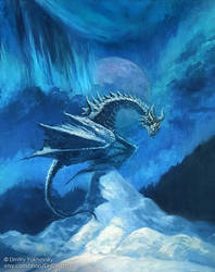Skyrim Dragon Oil Painting