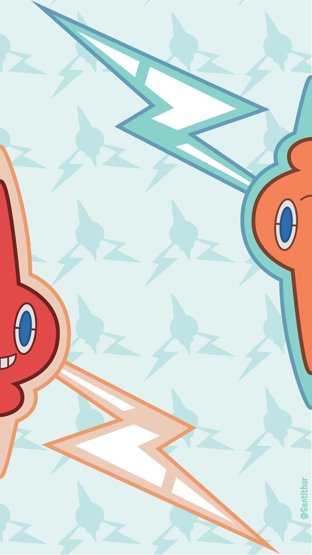 Rotom phone wallpaper by Santithur on DeviantArt
