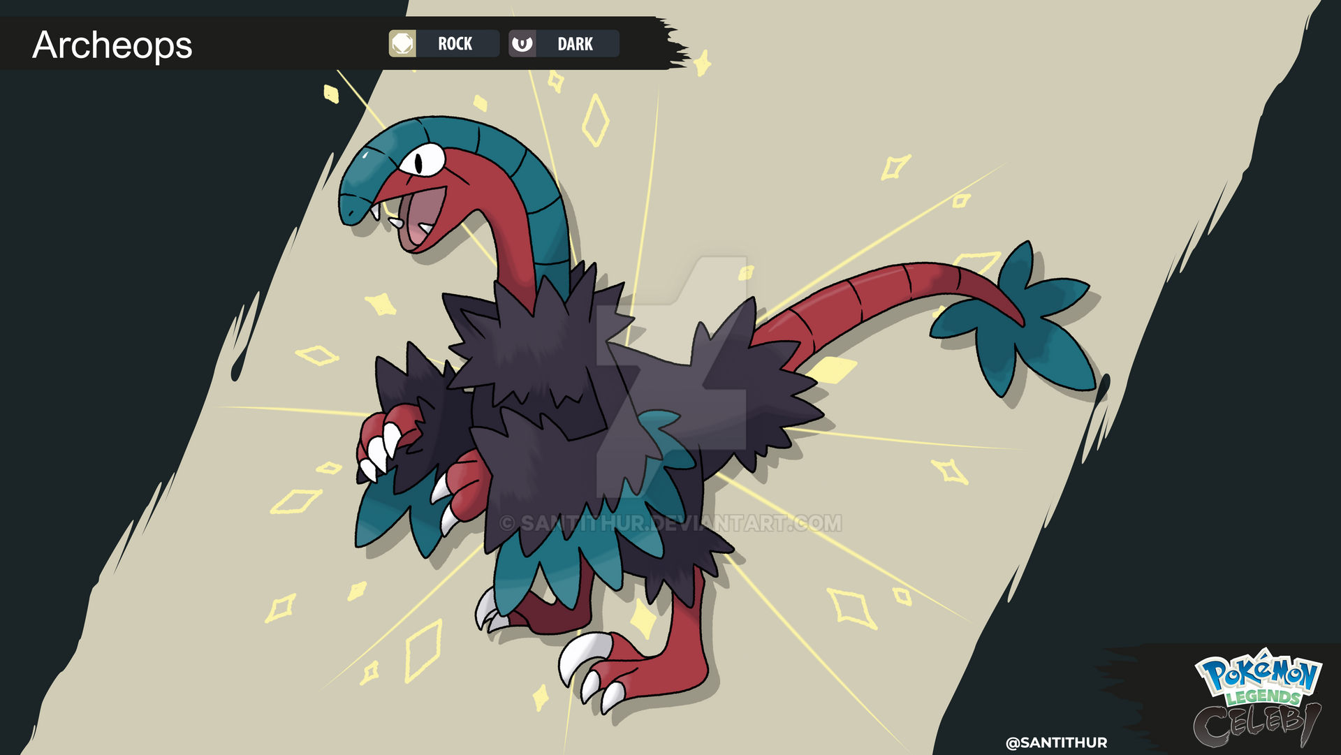 Shiny Johtoan Archeops by Santithur on DeviantArt