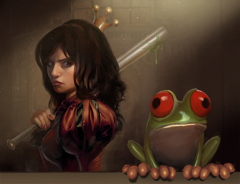 The frog and the princess