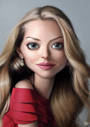 Amanda Seyfried caricature