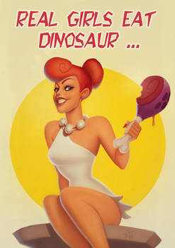 Wilma Flintstone fan art