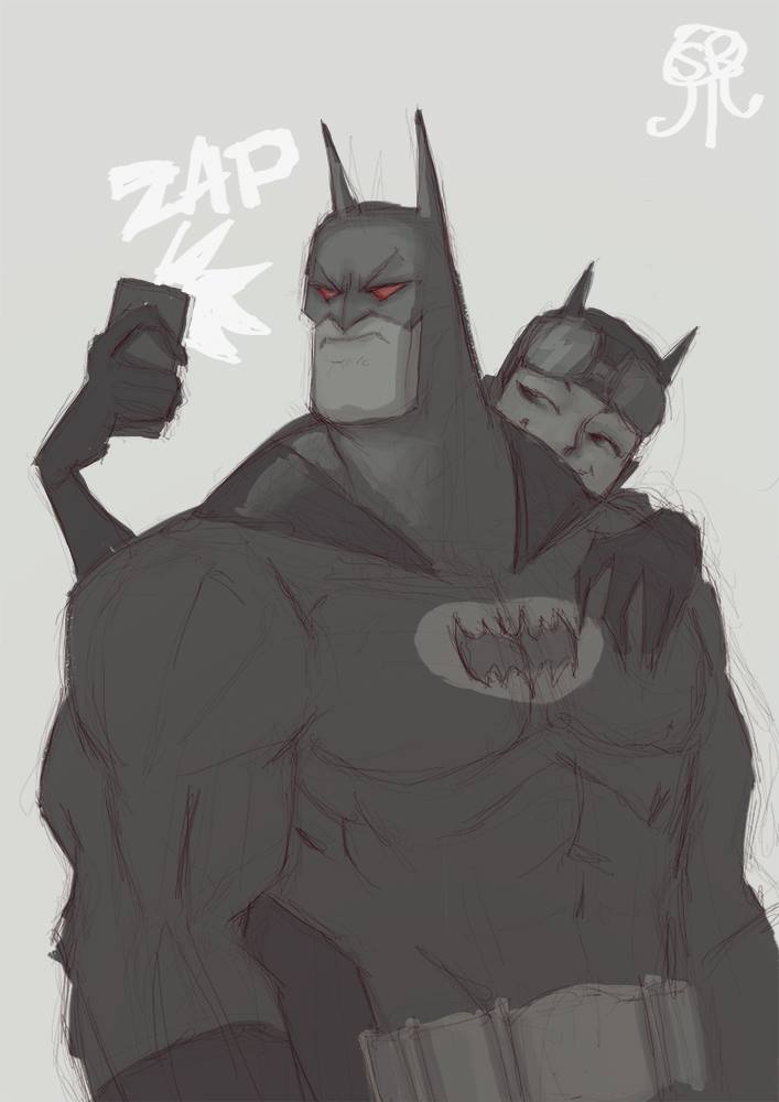 Photobombing the Batman 1