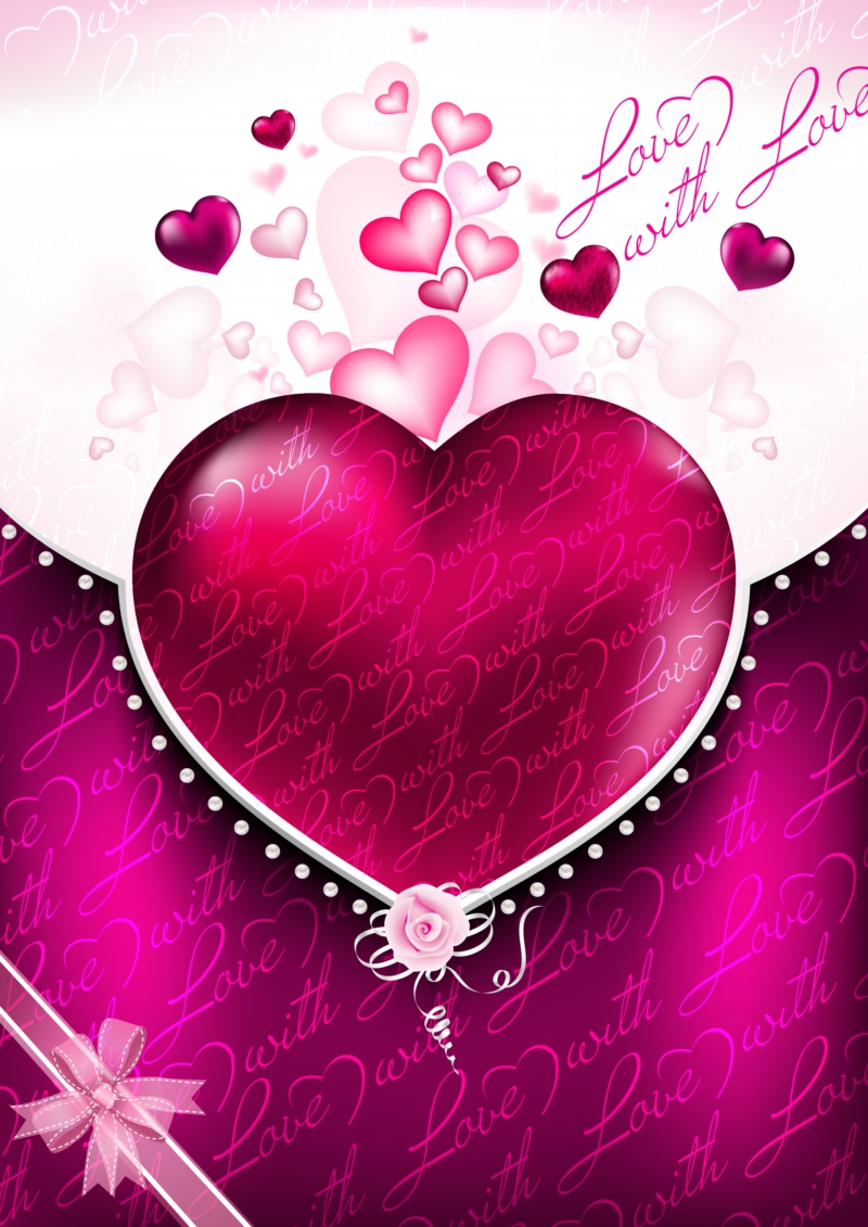 Free Valentines Vector Background