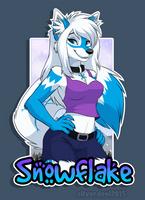 Badge Commission: Snowflake_the_wolf