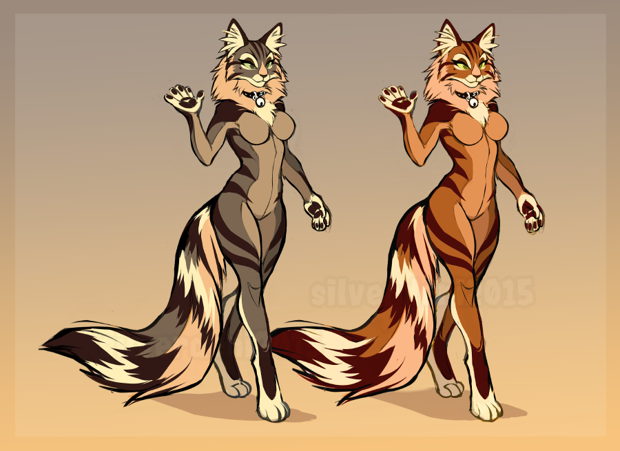 [SOLD] Forest Cat character for sale