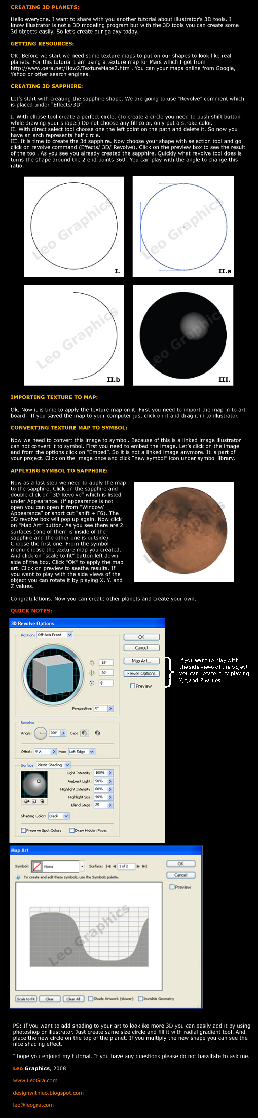 Creating 3D Planets