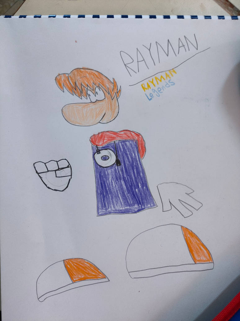 I drew Rayman in school 3/3 by Raymannerd on DeviantArt