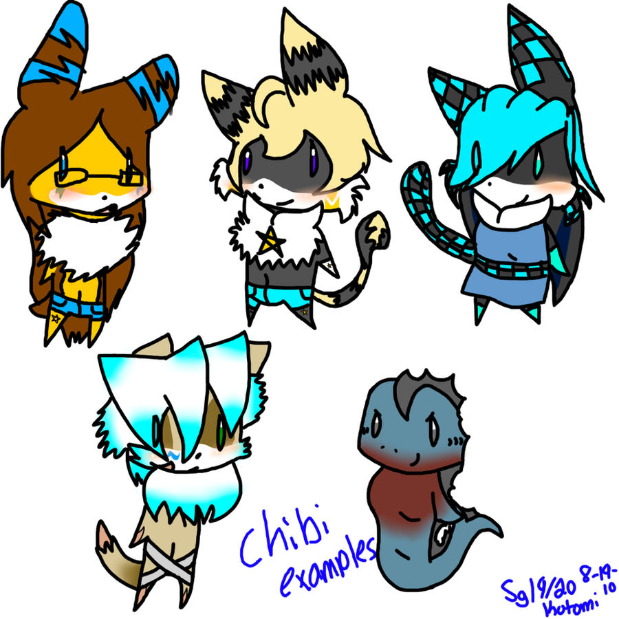 Chibi examples by Spongygirl19 on DeviantArt