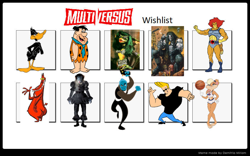 My Multiversus Wishlist by AmericanWerewolfonDA on DeviantArt My Multiversus Wishlist by AmericanWerewolfonDA on DeviantArt