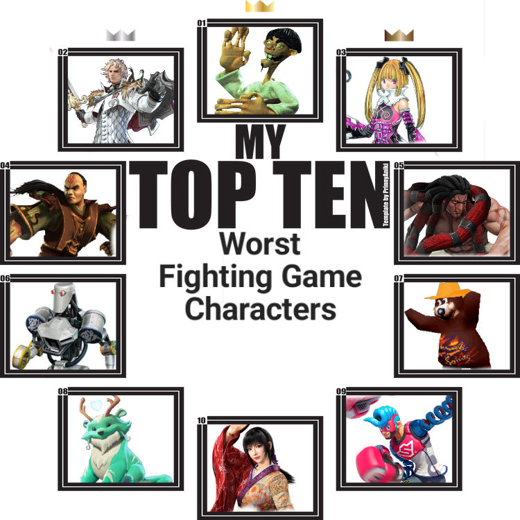 Worst Fighting Game Characters by AmericanWerewolfonDA on DeviantArt
