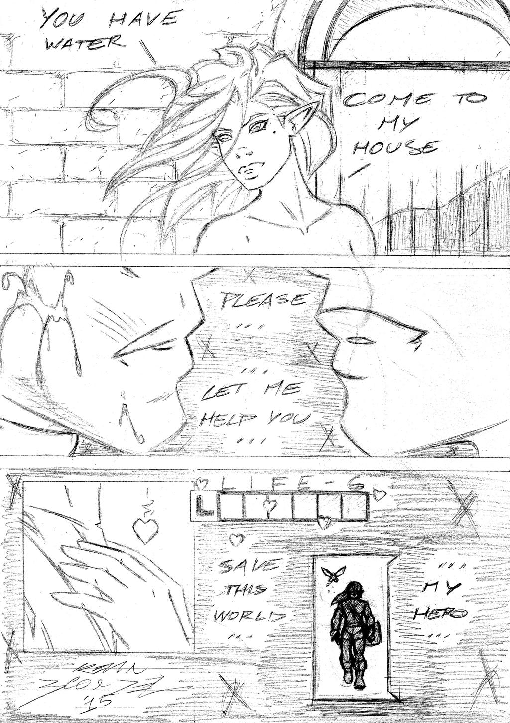 Valentine's Day 2015 - Healing Lady Comic by classicgamer76