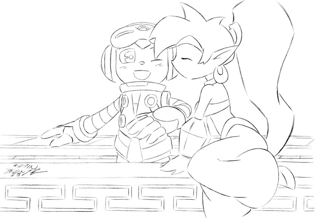 Mighty No. 9 and Shantae by classicgamer76